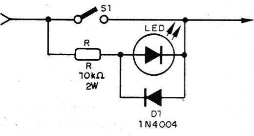 Figura 9 – Diagrama do indicador de interruptor
Figura 9 – Diagrama do indicador de interruptor