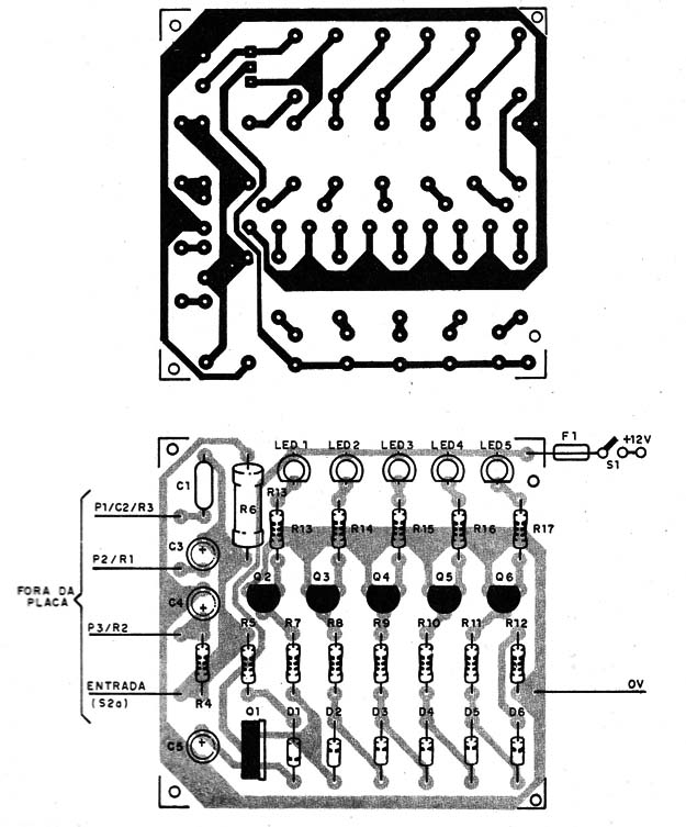 Figura 2 – Placa de circuito impresso para a montagem
