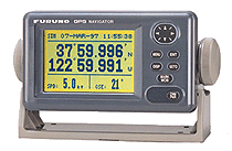 Figura 7 - Um GPS do tipo console para ser instalado no painel de barcos.
Figura 7 - Um GPS do tipo console para ser instalado no painel de barcos.