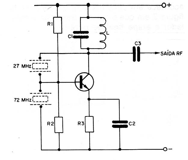 Figura 3 – Oscilador a cristal
