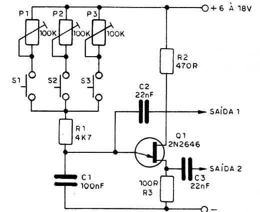 Figura 5 – Modulador com unijunção
