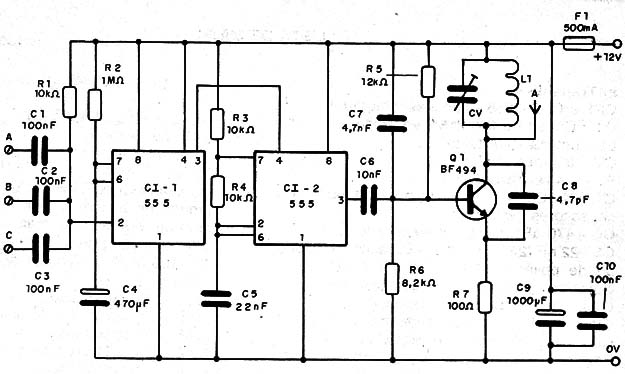    Figura 4 – Diagrama do transmissor
