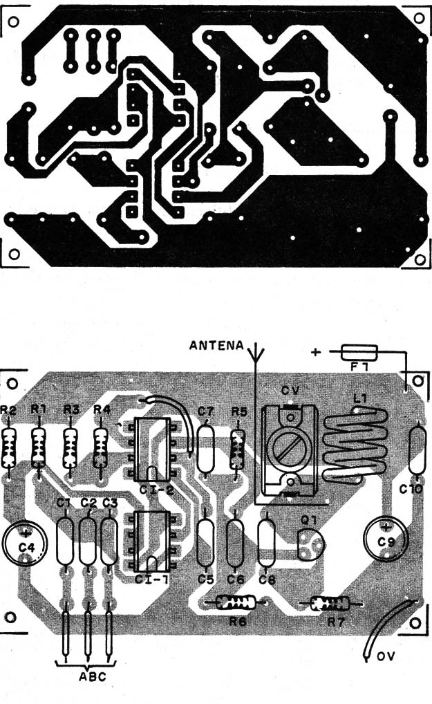 Figura 5 – A placa de circuito impresso
