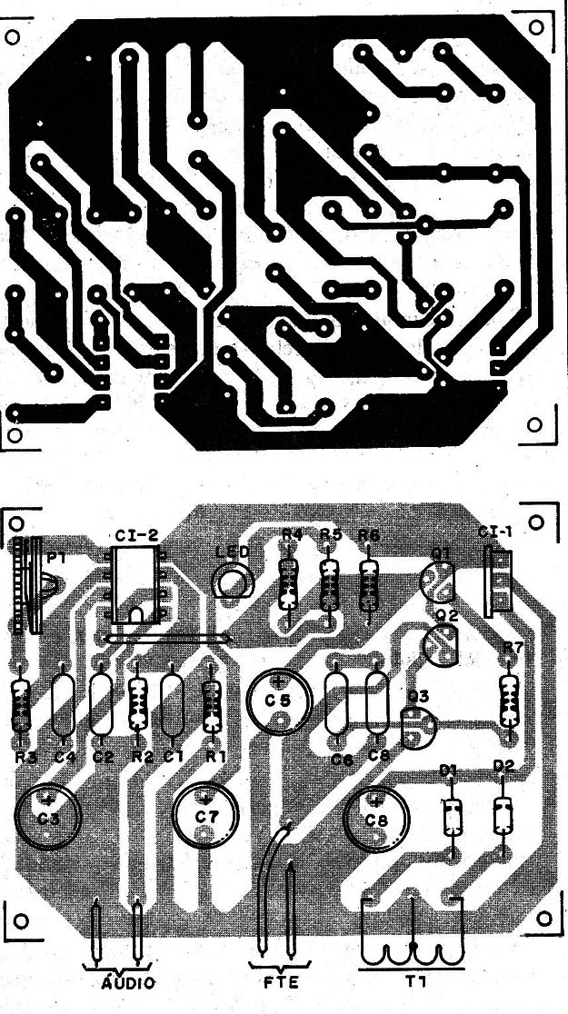 Figura 7 – Placa para o receptor
Figura 7 – Placa para o receptor