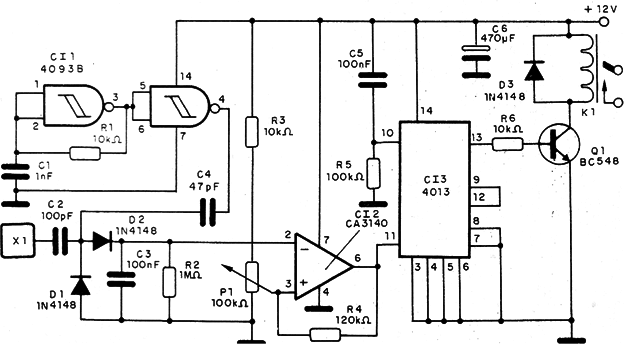 Figura 2 – Diagrama da chave capacitiva
Figura 2 – Diagrama da chave capacitiva