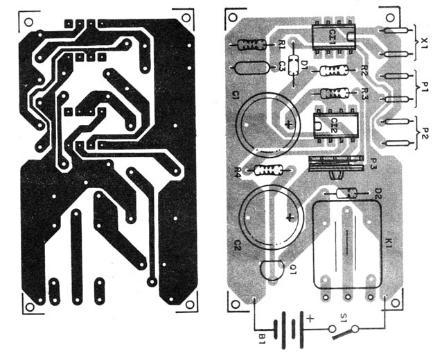    Figura 2 – Placa para a montagem
