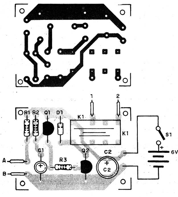 Figura 6 – Placa de circuito impresso para a montagem
Figura 6 – Placa de circuito impresso para a montagem