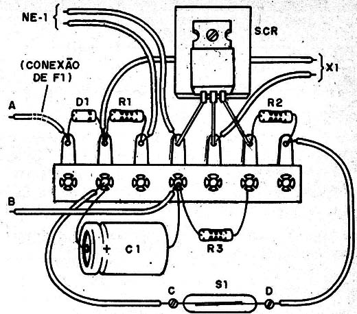 Figura 2 – Montagem em ponte de terminais
Figura 2 – Montagem em ponte de terminais