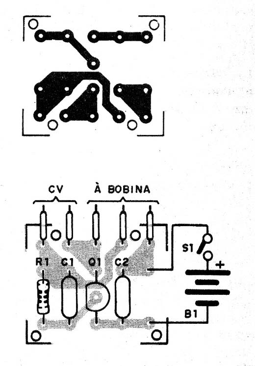 Figura 6 – Placa de circuito impresso para a montagem
Figura 6 – Placa de circuito impresso para a montagem