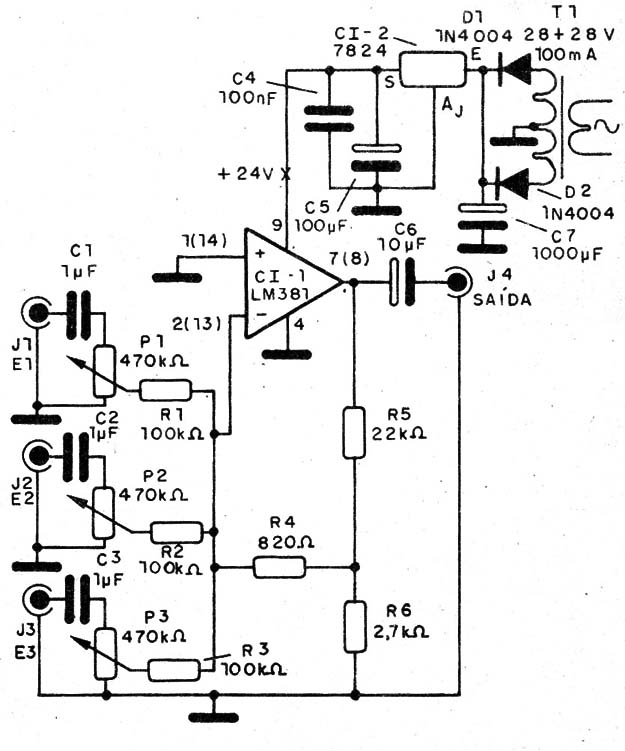 Figura 2 – Diagrama do mixer
Figura 2 – Diagrama do mixer