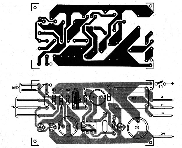 Figura 3 – Placa de circuito impresso para a montagem
Figura 3 – Placa de circuito impresso para a montagem
