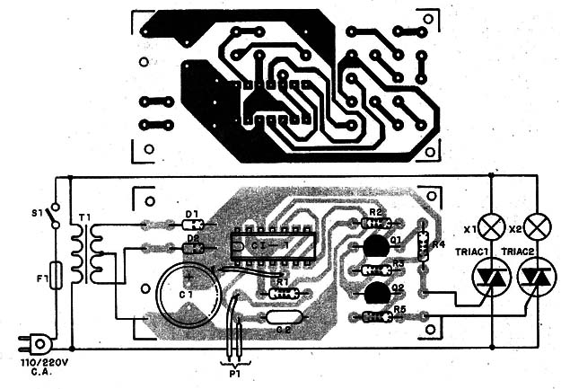   Figura 2 – Placa para a montagem
