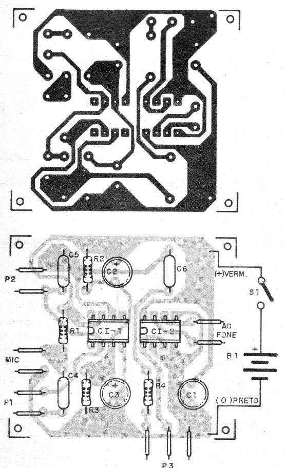 Figura 5 – Placa para a montagem
Figura 5 – Placa para a montagem