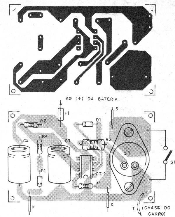    Figura 2 – Placa de circuito impresso
