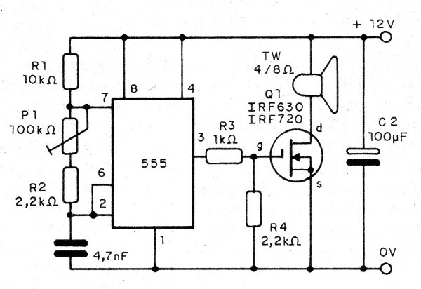 Figura 9 – MOSFET e 555
Figura 9 – MOSFET e 555