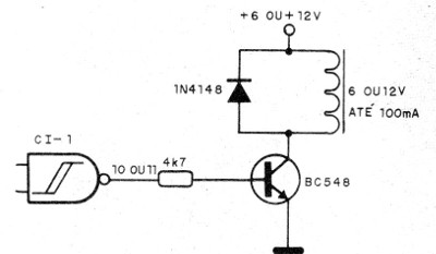 Figura 1 – Acionamento de relé
Figura 1 – Acionamento de relé
