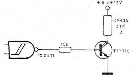    Figura 2 – Acionamento de carga de maior corrente
