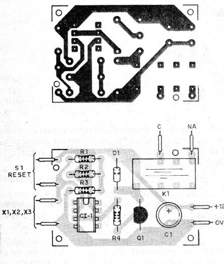 Figura 4 – Placa de circuito impresso para a montagem
Figura 4 – Placa de circuito impresso para a montagem