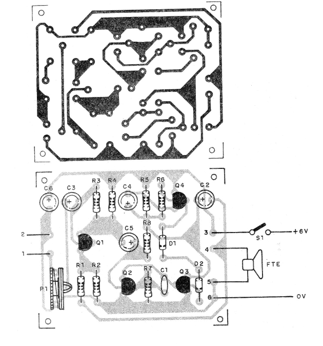    Figura 2 – Placa de circuito impresso para a montagem
