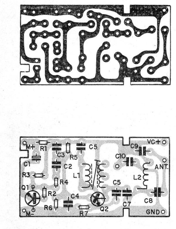    Figura 2 – Placa de circuito impresso para a montagem
