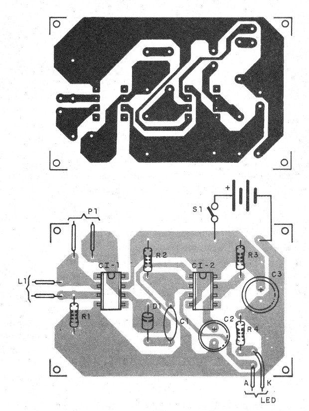 Figura 2 – Placa para a montagem
Figura 2 – Placa para a montagem