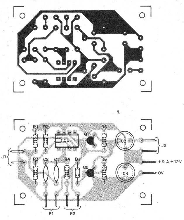    Figura 4 – Placa de circuito impresso para a montagem final
