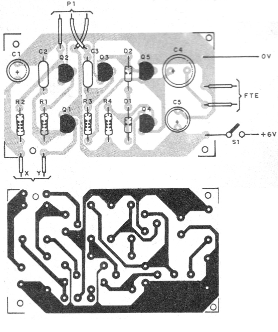 Figura 4 – Placa de circuito impresso para a montagem
Figura 4 – Placa de circuito impresso para a montagem
