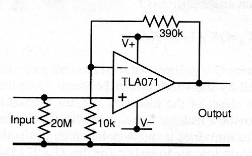  Figura 3 – Amplificador para sensor coaxial
