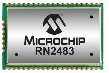 Figura 1 – O RN2483 da Microchip
Figura 1 – O RN2483 da Microchip