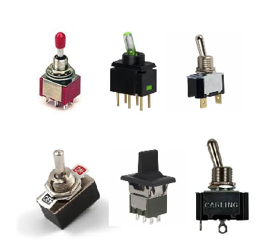 Figura 33 – Exemplos de dip-switches
