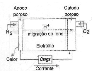 Figura 91 – Uma célula a combustível 
