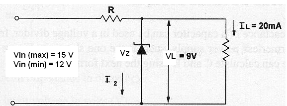 Circuito para o exemplo de cálculo
Circuito para o exemplo de cálculo