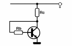 Autopolarização de um transistor NPN
