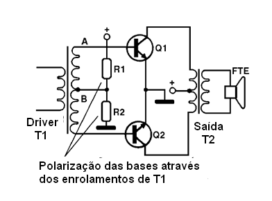 Etapa de saída push-pull
