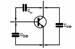 As capacitâncias de um transistor bipolar
