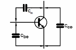 As capacitâncias de um transistor bipolar
