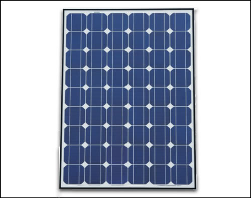 Num painel solar muitas células são ligadas em conjunto
