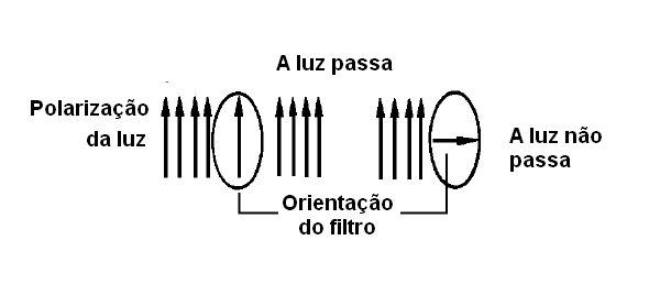 A ação do polarizador
