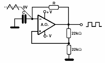 Amplificador operacional como oscilador de relaxação
