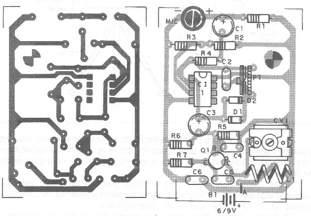 Figura 2 – Placa para a montagem
Figura 2 – Placa para a montagem