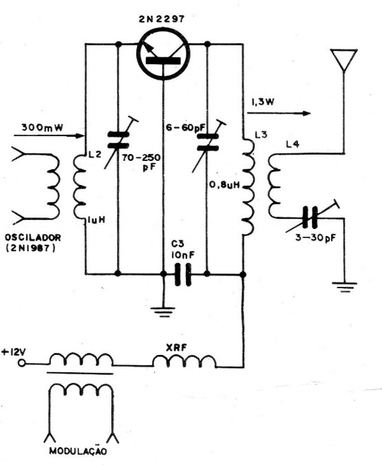 Figura 14 – Etapa de 1,3 W
