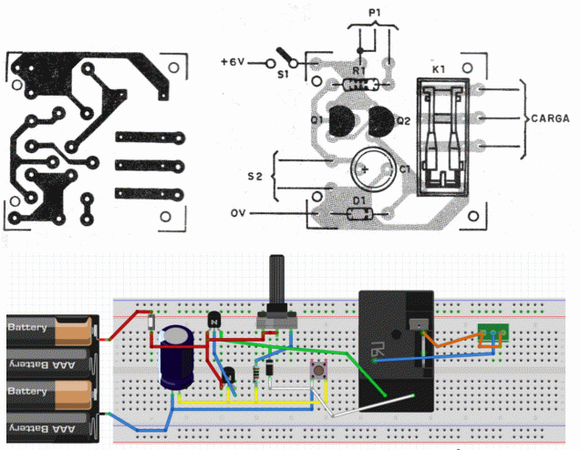    Figura 2 – Placa para a montagem
