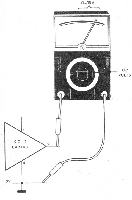 Figura 9 – Teste de retenção de carga pelo capacitor
