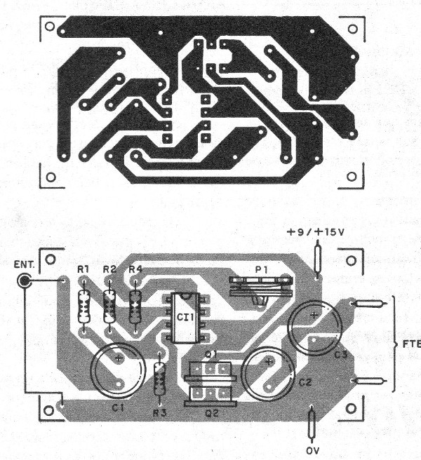 Figura 2 – Placa de circuito impresso para a montagem
