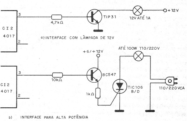 Figura 3 – Etapas de potência para o circuito
Figura 3 – Etapas de potência para o circuito