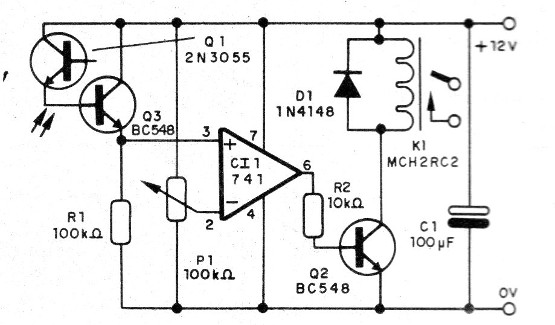 Figura 1 – Diagrama do foto-alarme
Figura 1 – Diagrama do foto-alarme