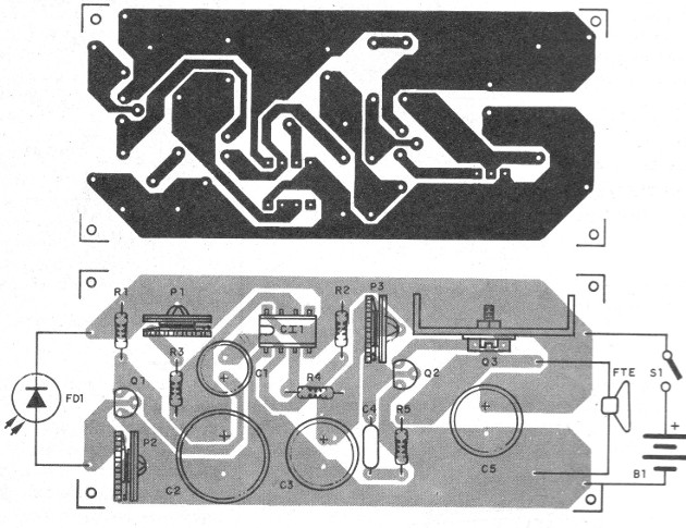 Figura 5 – Placa para o receptor
Figura 5 – Placa para o receptor