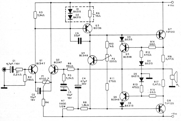 Figura 4 – Circuito para a versão B
Figura 4 – Circuito para a versão B
