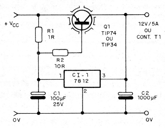 Figura 9 – Acrescentando um circuito regulador
Figura 9 – Acrescentando um circuito regulador