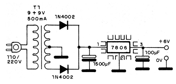 Figura 2 – Fonte de 6 V
Figura 2 – Fonte de 6 V